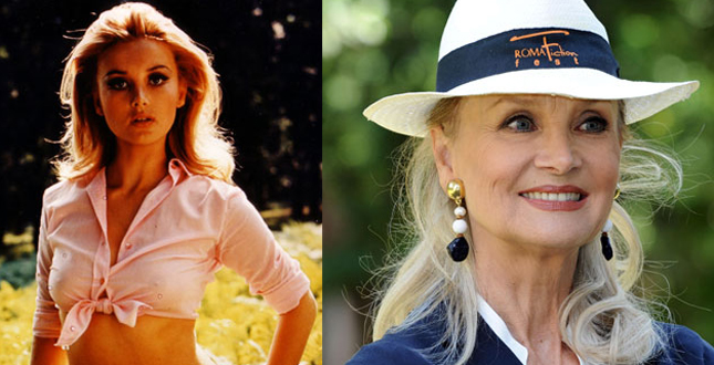 Barbara Bouchet then and now